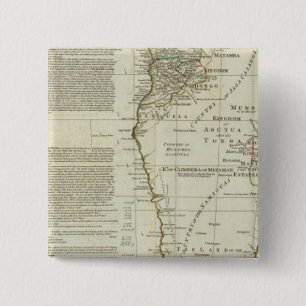 Afrika mit all seinen Staaten, Königreichen Button