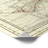 Afrika mit all seinen Staaten, Reichen Poster (Ecke)