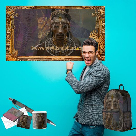 Afrika mit Anpu feiern Kugelschreiber