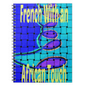 Afrika mit französischer Touch Notizblock (Vorderseite)