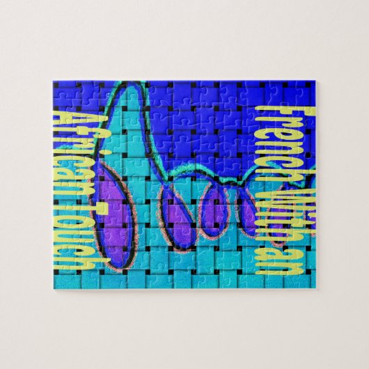 Afrika mit französischer Touch Puzzle (Horizontal)