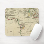 Afrika mit umrissenen Grenzen Mousepad (Mit Mouse)