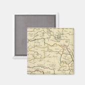 Afrika, Mittelmeerraum Magnet (Vorderseite/Rückseite)