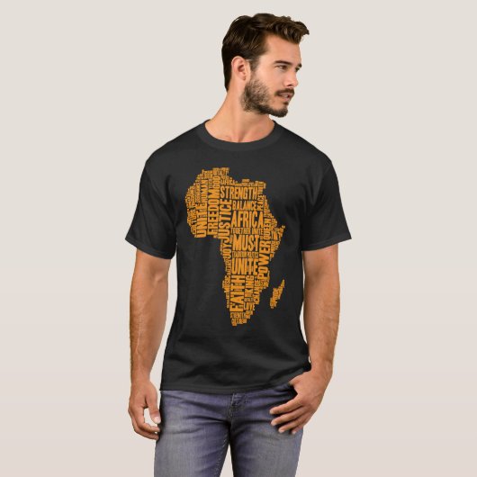 Afrika muss vereint sein T-Shirt (Vorne ganz)