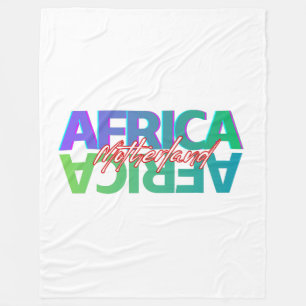 AFRIKA: Mutterland Fleece-Decke Fleecedecke