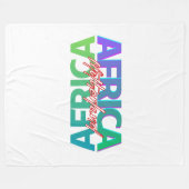 AFRIKA: Mutterland | Fleece-Decke Fleecedecke (Vorderseite (Horizontal))