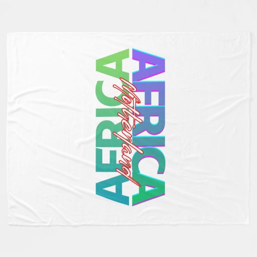 AFRIKA: Mutterland | Fleece-Decke Fleecedecke (Vorderseite (Horizontal))