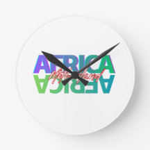AFRIKA: Mutterland - Wanduhr