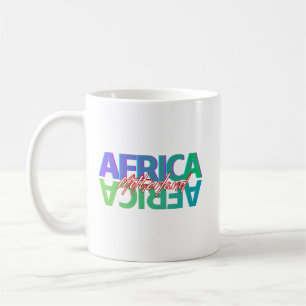 AFRIKA: Mutterland – Weiße Glänzende Tasse