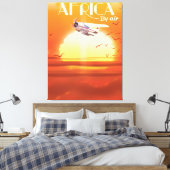 Afrika nach Luft Leinwanddruck (Insitu (Schlafzimmer))