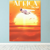 Afrika nach Luft Leinwanddruck (Insitu (Holzboden))