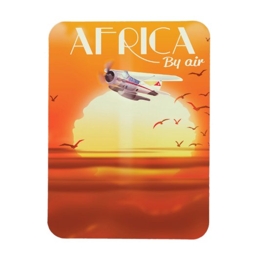 Afrika nach Luft Magnet (Vertikal)