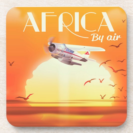 Afrika nach Luft Untersetzer (Vorderseite)
