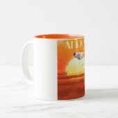 Afrika nach Luft Zweifarbige Tasse (Vorderseite Links)