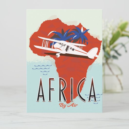 Afrika nach Luftreisepakster (Stehend Vorderseite)