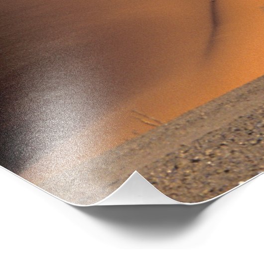 Afrika, Namibia, Abend-Licht auf Dünen, Fotodruck (Ecke)