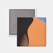 Afrika, Namibia, Abend-Licht auf Dünen, Magnet (Vorderseite/Rückseite)