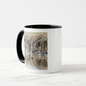 Afrika, Namibia, Etosha NP. Burchell's Zebra Tasse (Vorderseite Links)