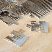 Afrika, Namibia, Etosha NP. Steppenzebra Puzzle (Seite)