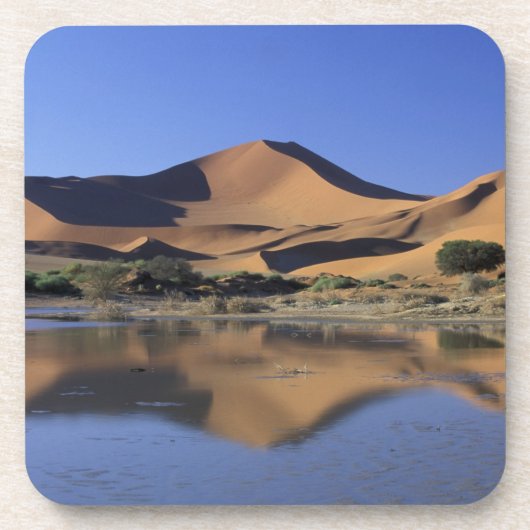 Afrika, Namibia, Namib-Nationalpark, Sossusvlei 2 Getränkeuntersetzer (Vorderseite)
