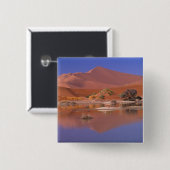 Afrika, Namibia. Namib-Naukluft Park.2 Button (Vorne & Hinten)