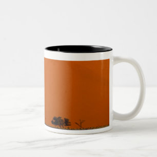 Afrika, Namibia, Namib NP, Sossusvlei, Sand Zweifarbige Tasse
