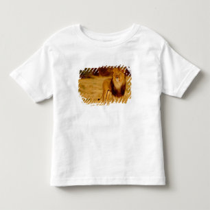 Afrika, Namibia, Okonjima. Einsamer männlicher Löw Kleinkind T-shirt