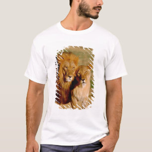 Afrika, Namibia, Okonjima. Löwe & Löwin T-Shirt
