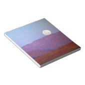 Afrika, Namibia, Sossusvlei. Vollmond-Erholungen Notizblock (angewinkelt)