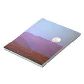 Afrika, Namibia, Sossusvlei. Vollmond-Erholungen Notizblock (Rotiert)
