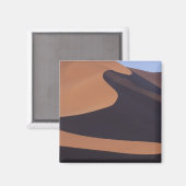 Afrika, Namibia, Wüste Namib. Sossusvlei. Magnet (Vorderseite/Rückseite)