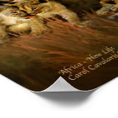 Afrika - Neues Life Art Poster/Print Poster (Ecke)