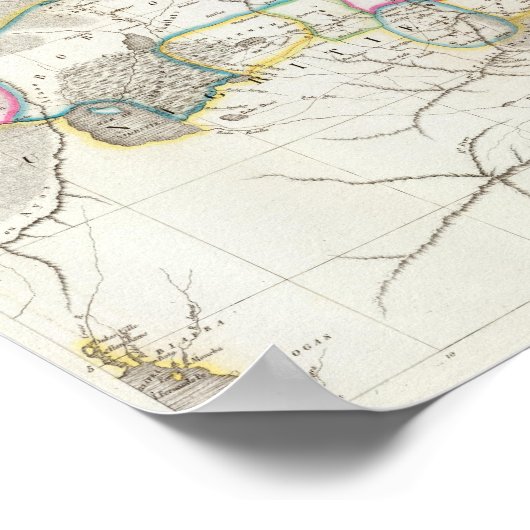 Afrika Nordost Poster (Ecke)