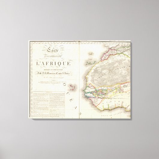 Afrika Nordwesten Leinwanddruck (Vorderseite)