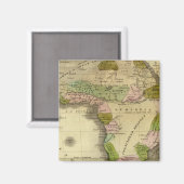 Afrika Olney Map Magnet (Vorderseite/Rückseite)