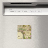 Afrika Olney Map Magnet (In Situ (Geschirrspüler))