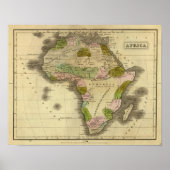 Afrika Olney Map Poster (Vorne)