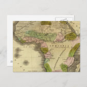 Afrika Olney Map Postkarte (Vorne/Hinten)