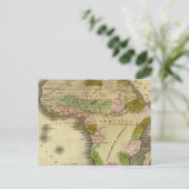 Afrika Olney Map Postkarte (Stehend Vorderseite)