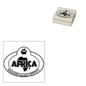 Afrika-Pass-Briefmarke Gummistempel (Stempel)