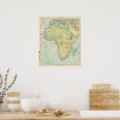 Afrika Physical 10506 Poster (Küche)