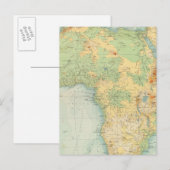 Afrika Physical 10506 Postkarte (Vorne/Hinten)