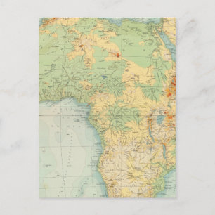 Afrika Physical 10506 Postkarte
