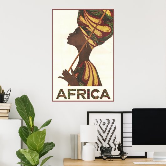 Afrika Poster (Heimbüro)