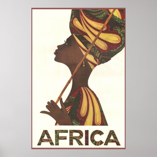 Afrika Poster (Vorne)