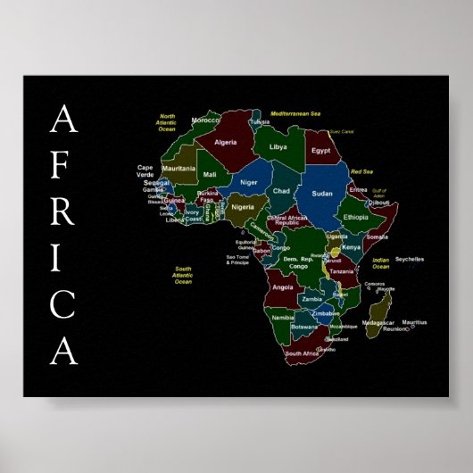 Afrika Poster (Vorne)