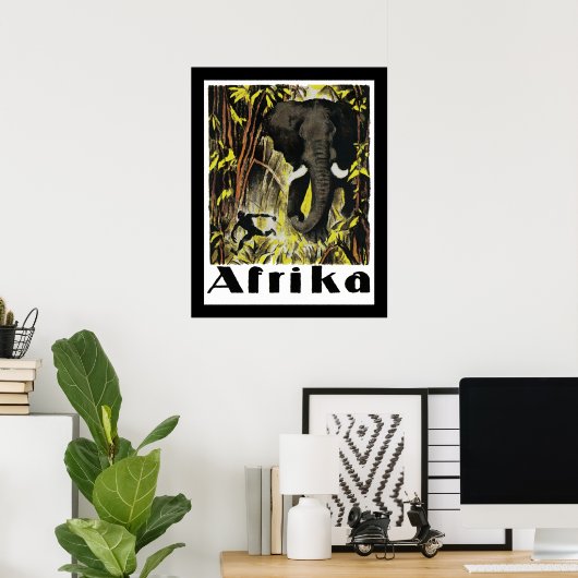 Afrika Poster (Heimbüro)