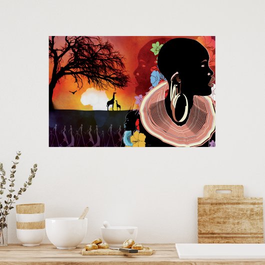 AFRIKA POSTER (Küche)