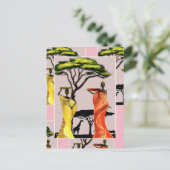 Afrika Postkarte (Stehend Vorderseite)