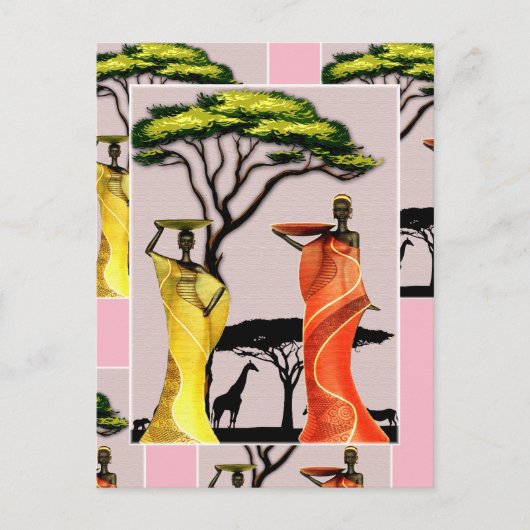 Afrika Postkarte (Vorderseite)